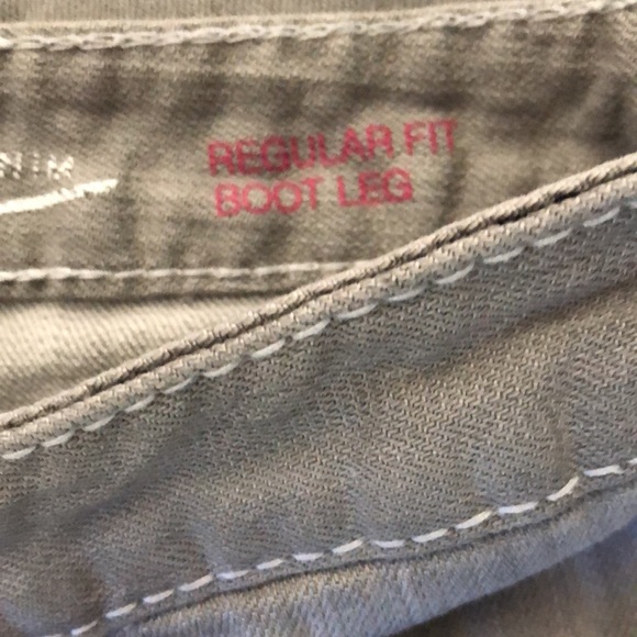 Inc Denim | Woman Boot Leg Regular Fit Jeans Gray Size 4 - Picture 8 of 12